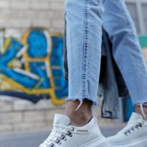 Women’s Lace-up White Sport Shoes