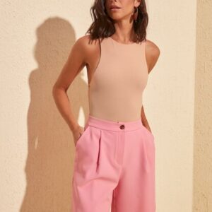 Women’s Pocket Detail Pink Shorts