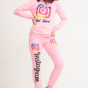 Women’s Printed Pink Tracksuit