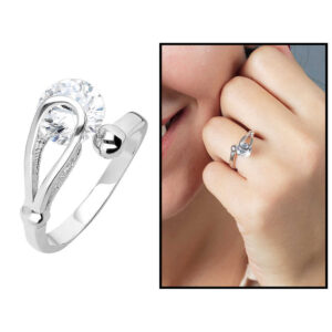 Women’s 925 Carat Silver Diamond Ring