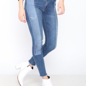 Women’s Pocket Blue Skinny Jeans